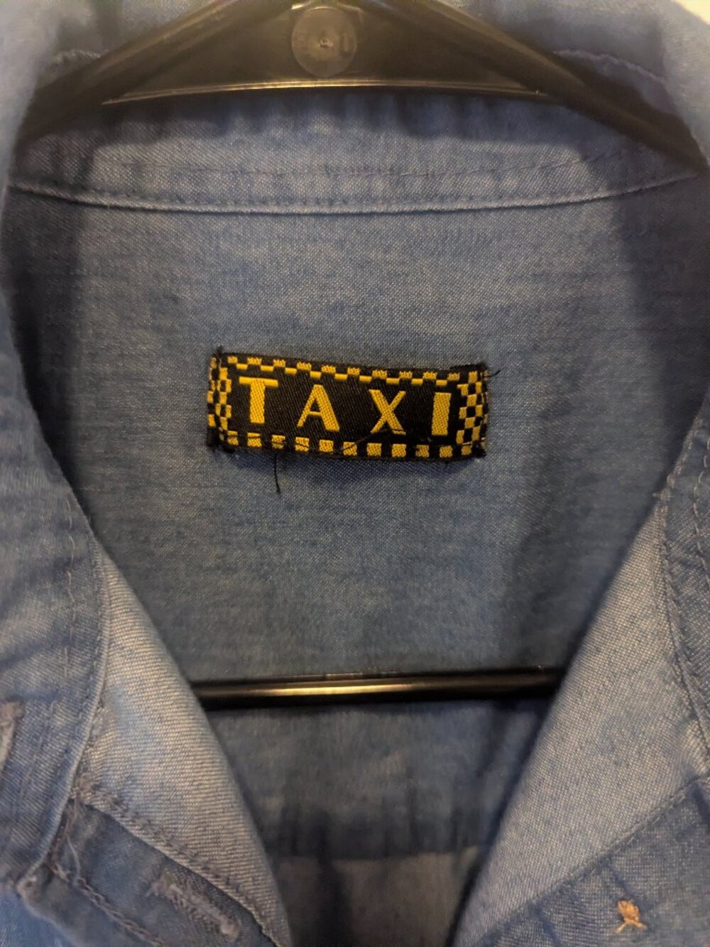Taxi denim blue distressed bottom down - L - Picture 5 of 7